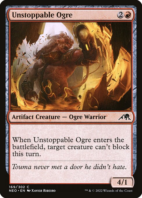 Unstoppable Ogre — Kamigawa: Neon Dynasty #169 — Non Foil