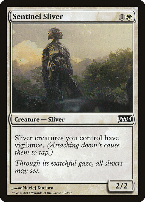 Sentinel Sliver — Magic 2014 #30 — Non Foil