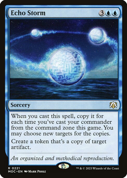 Echo Storm — March of the Machine Commander #221 — Non Foil — reference image 1