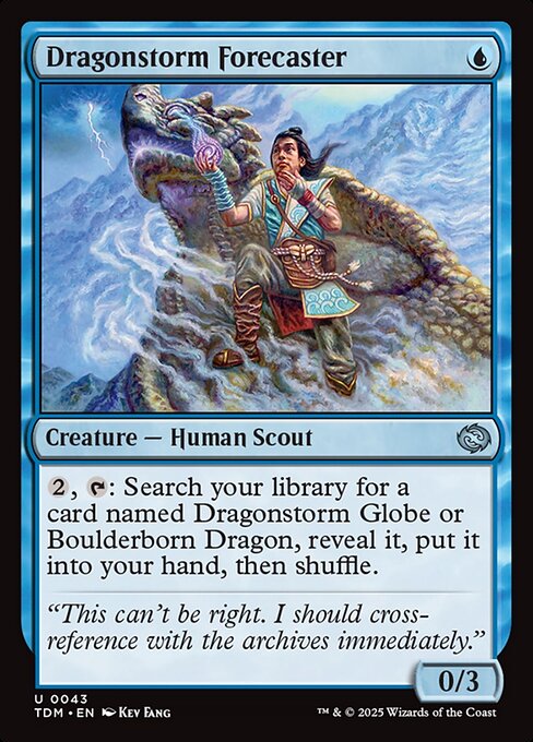 Dragonstorm Forecaster — Tarkir: Dragonstorm #43 — Foil