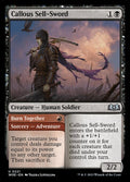 Callous Sell-Sword // Burn Together — Wilds of Eldraine #221 — Non Foil — reference image 1