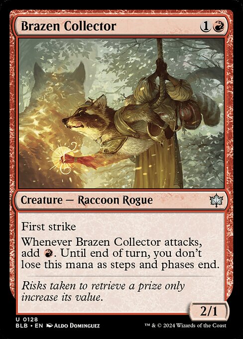 Brazen Collector — Bloomburrow #128 — Non Foil — reference image 1