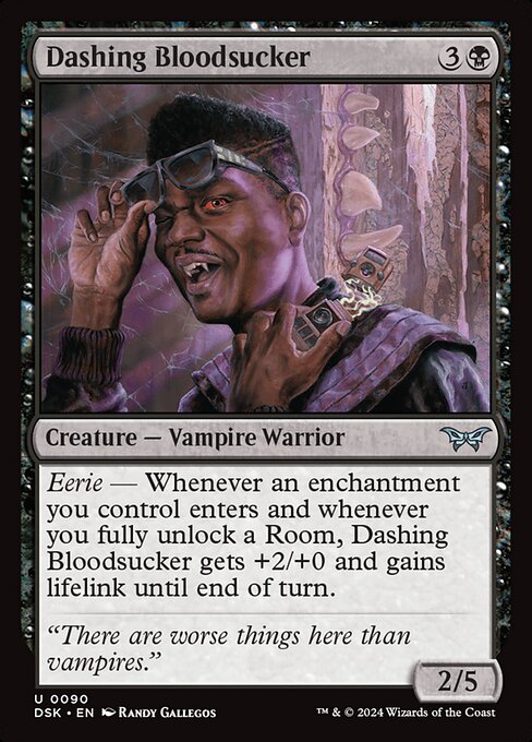 Dashing Bloodsucker — Duskmourn: House of Horror #90 — Non Foil — reference image 1