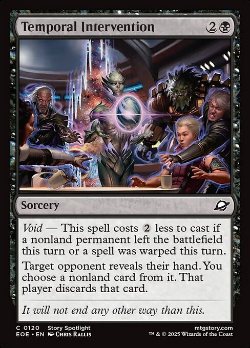 Temporal Intervention — Edge of Eternities #120 — Non Foil — reference image 1
