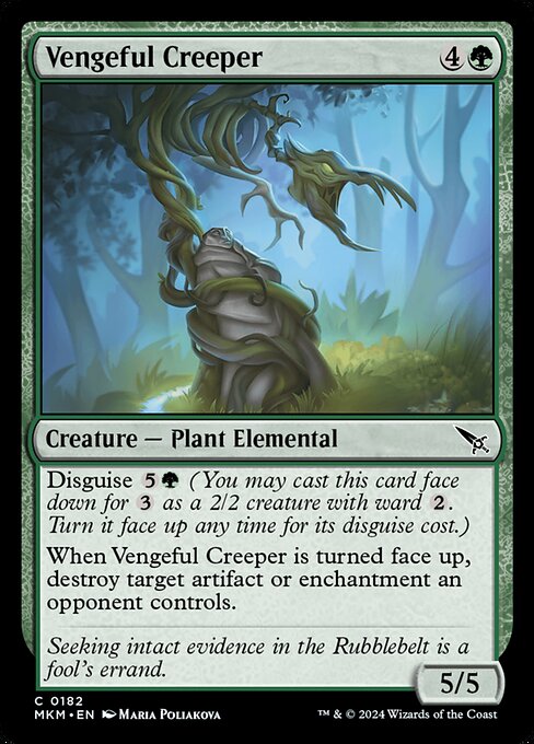Vengeful Creeper — Murders at Karlov Manor #182 — Non Foil — reference image 1