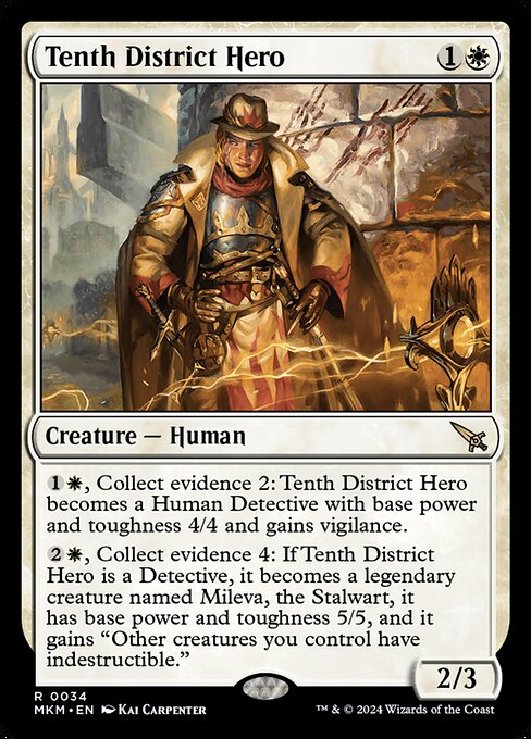 Tenth District Hero — Murders at Karlov Manor #34 — Non Foil