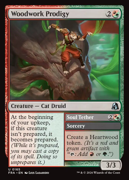 Woodwork Prodigy // Soul Tether — Reality Fracture #165 — Non Foil