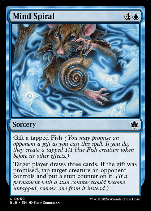 Mind Spiral — Bloomburrow #59 — Non Foil — reference image 1