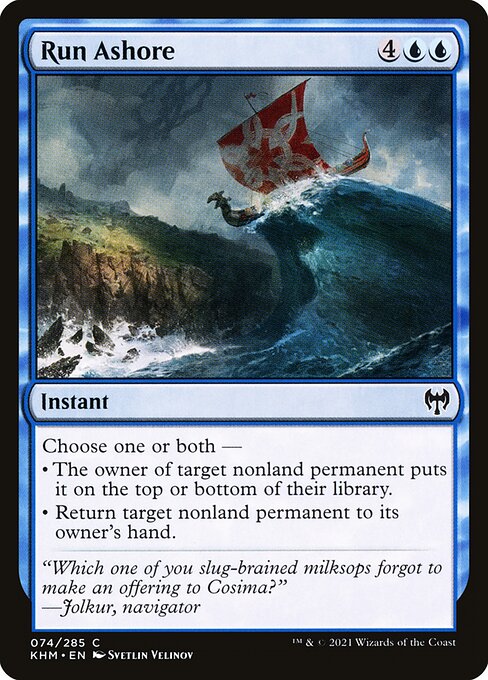 Run Ashore — Kaldheim #74 — Non Foil — reference image 1