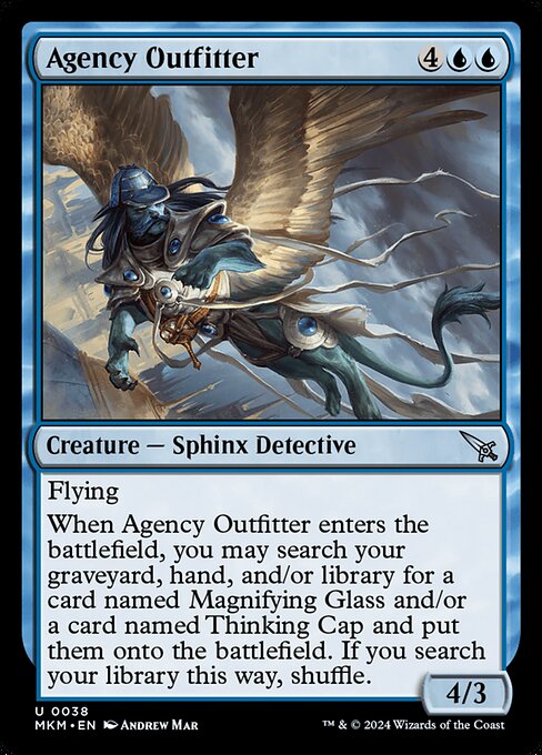 Agency Outfitter — Murders at Karlov Manor #38 — Foil — reference image 1