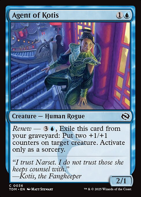 Agent of Kotis — Tarkir: Dragonstorm #36 — Non Foil — reference image 1