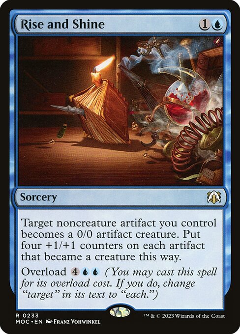 Rise and Shine — March of the Machine Commander #233 — Non Foil — reference image 1