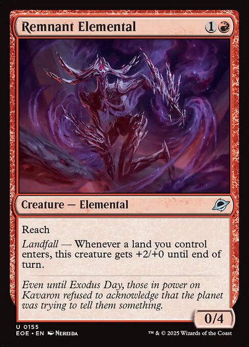 Remnant Elemental — Edge of Eternities #155 — Non Foil