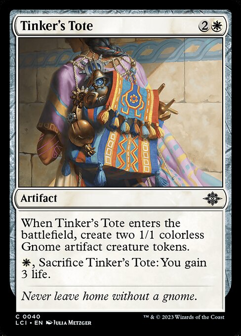 Tinker's Tote — The Lost Caverns of Ixalan #40 — Non Foil — reference image 1