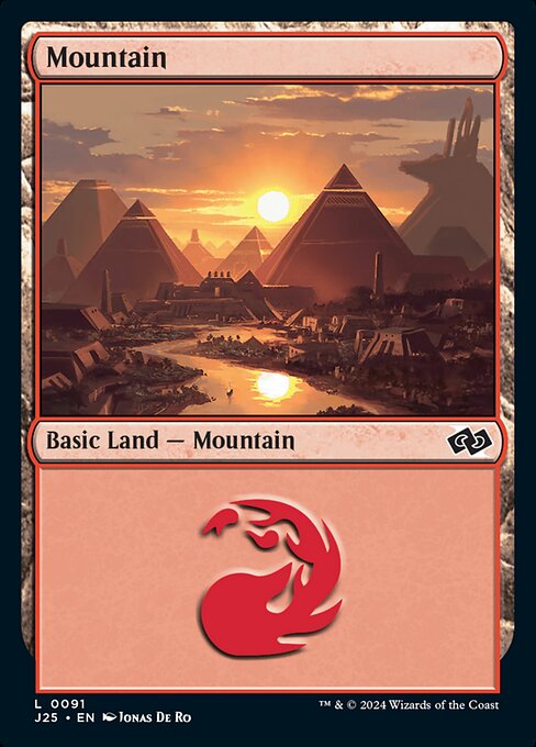 Mountain — Foundations Jumpstart #91 — Non Foil — reference image 1