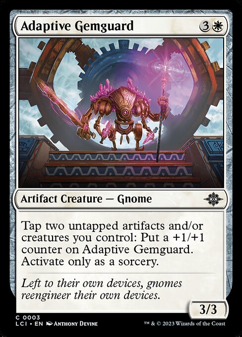 Adaptive Gemguard — The Lost Caverns of Ixalan #3 — Non Foil — reference image 1