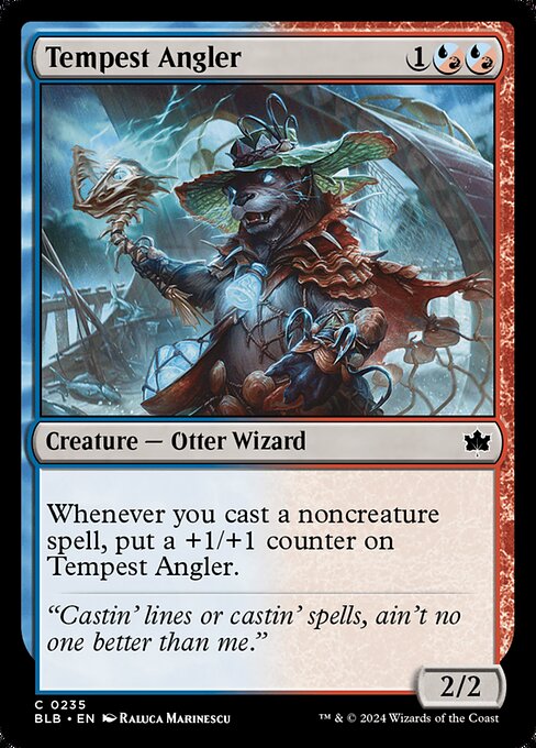 Tempest Angler — Bloomburrow #235 — Non Foil