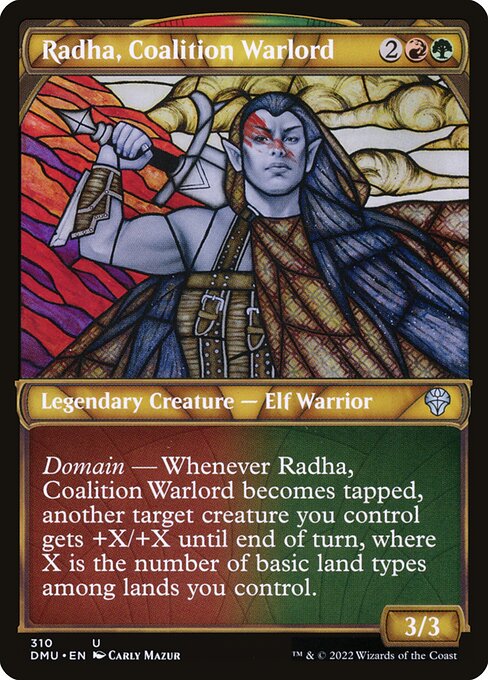 Radha, Coalition Warlord — Dominaria United #310 — Non Foil — reference image 1