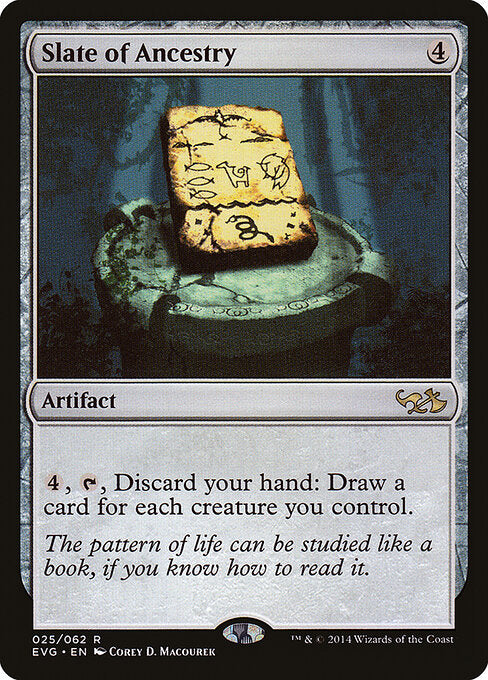 Slate of Ancestry — Duel Decks Anthology: Elves vs. Goblins #25 — Non Foil — reference image 1