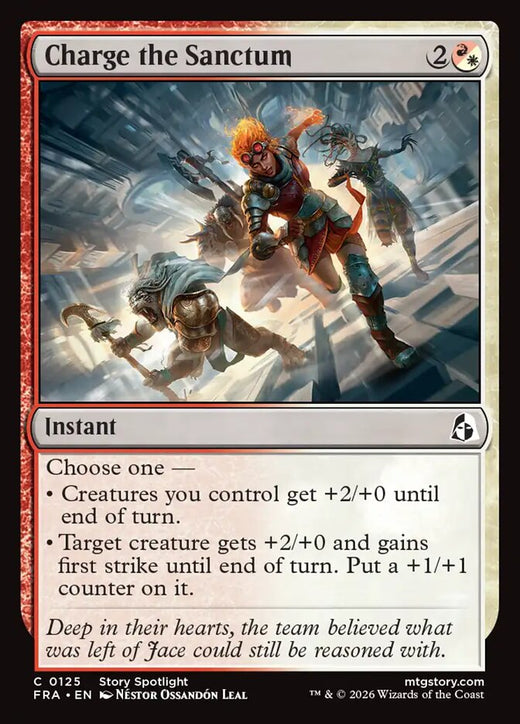 Charge the Sanctum — Reality Fracture #125 — Non Foil