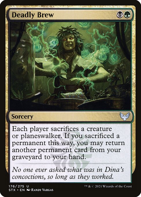 Deadly Brew — Strixhaven: School of Mages #176 — Foil