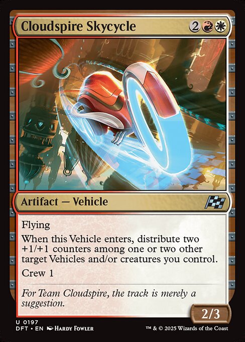 Cloudspire Skycycle — Aetherdrift #197 — Non Foil — reference image 1
