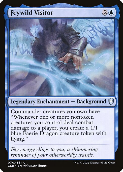 Feywild Visitor — Commander Legends: Battle for Baldur's Gate #70 — Non Foil