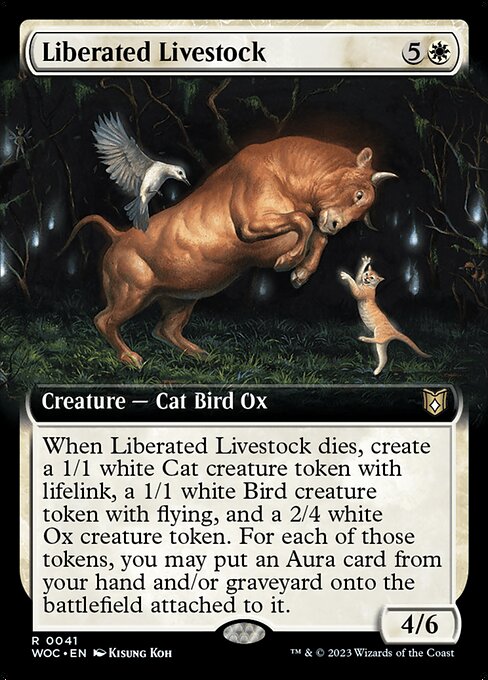 Liberated Livestock — Wilds of Eldraine Commander #41 — Non Foil — reference image 1