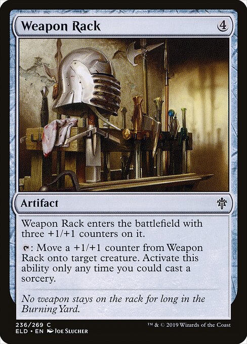 Weapon Rack — Throne of Eldraine #236 — Non Foil
