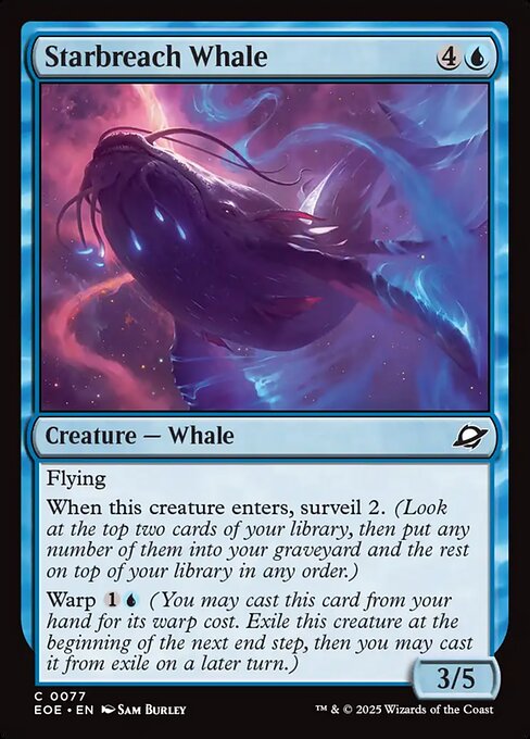 Starbreach Whale — Edge of Eternities #77 — Non Foil