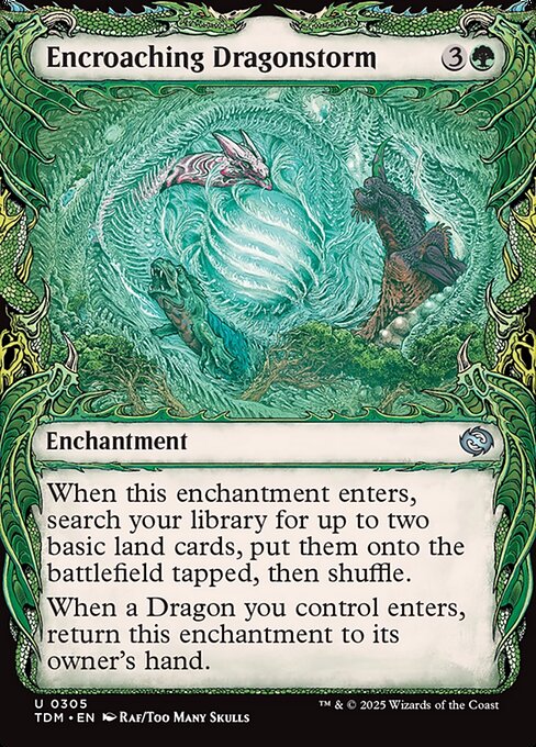 Encroaching Dragonstorm — Tarkir: Dragonstorm #305 — Non Foil