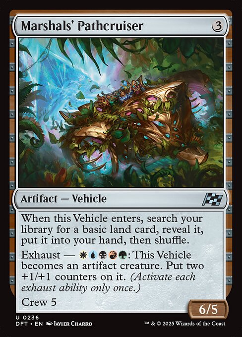 Marshals' Pathcruiser — Aetherdrift #236 — Non Foil