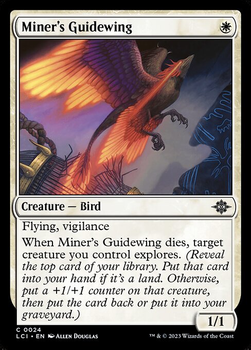 Miner's Guidewing — The Lost Caverns of Ixalan #24 — Non Foil