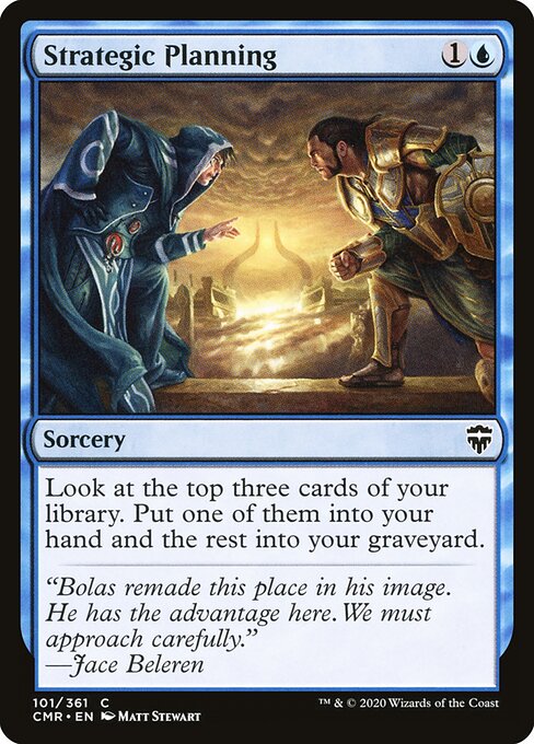 Strategic Planning — Commander Legends #101 — Non Foil