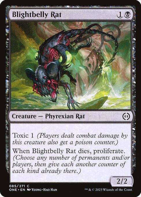 Blightbelly Rat — Phyrexia: All Will Be One #85 — Non Foil