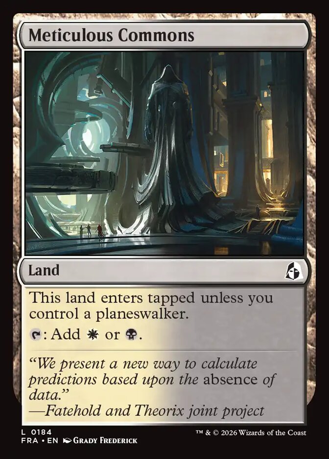 Meticulous Commons — Reality Fracture #184 — Non Foil