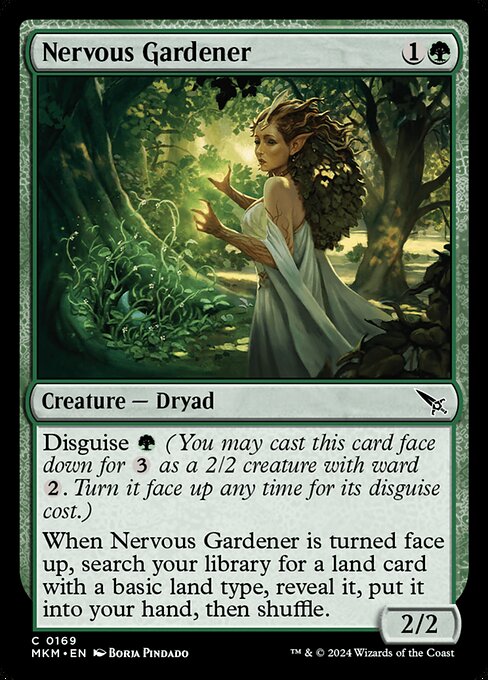 Nervous Gardener — Murders at Karlov Manor #169 — Non Foil — reference image 1