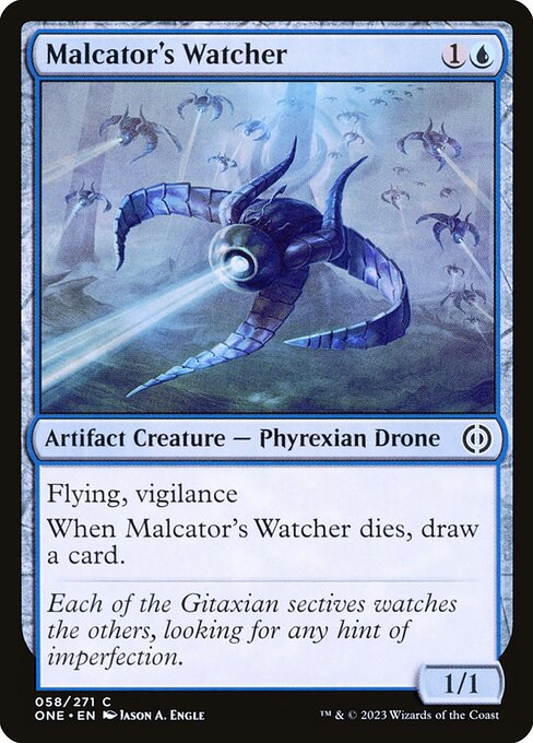 Malcator's Watcher — Phyrexia: All Will Be One #58 — Non Foil