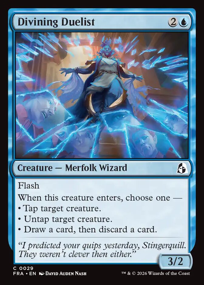 Divining Duelist — Reality Fracture #29 — Non Foil