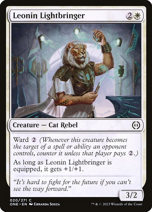 Leonin Lightbringer — Phyrexia: All Will Be One #20 — Non Foil
