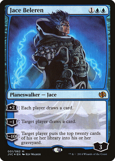 Jace Beleren — Duel Decks Anthology: Jace vs. Chandra #1 — Foil — reference image 1