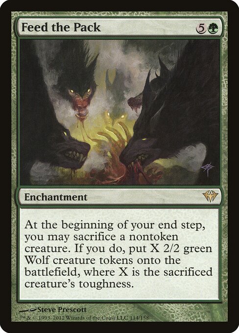 Feed the Pack — Dark Ascension #114 — Non Foil