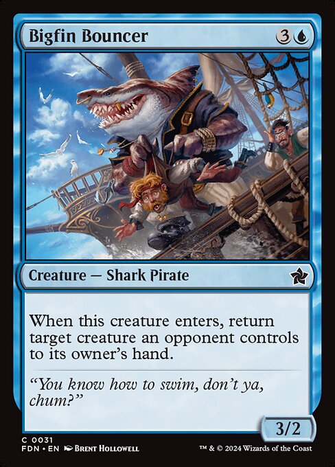 Bigfin Bouncer — Foundations #31 — Non Foil