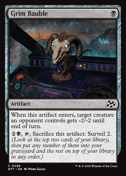 Grim Bauble — Aetherdrift #88 — Non Foil — reference image 1