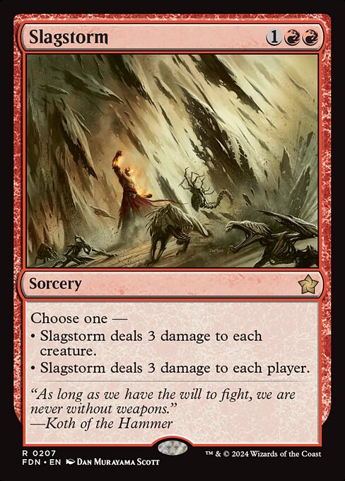 Slagstorm — Foundations #207 — Foil