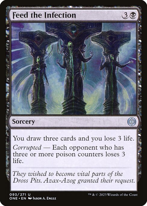 Feed the Infection — Phyrexia: All Will Be One #93 — Foil — reference image 1