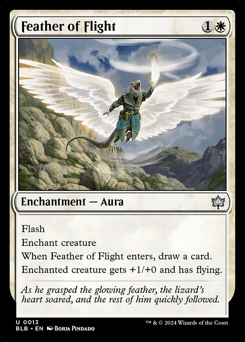 Feather of Flight — Bloomburrow #13 — Non Foil