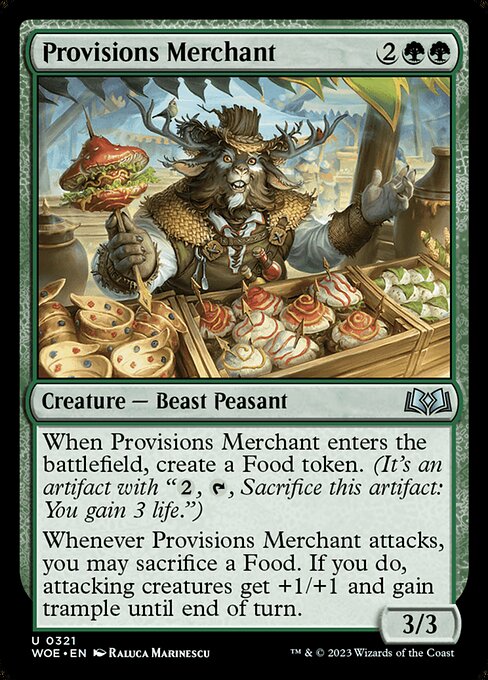 Provisions Merchant — Wilds of Eldraine #321 — Foil — reference image 1