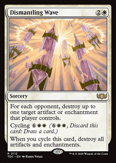 Dismantling Wave — Tarkir: Dragonstorm Commander #112 — Non Foil — reference image 1