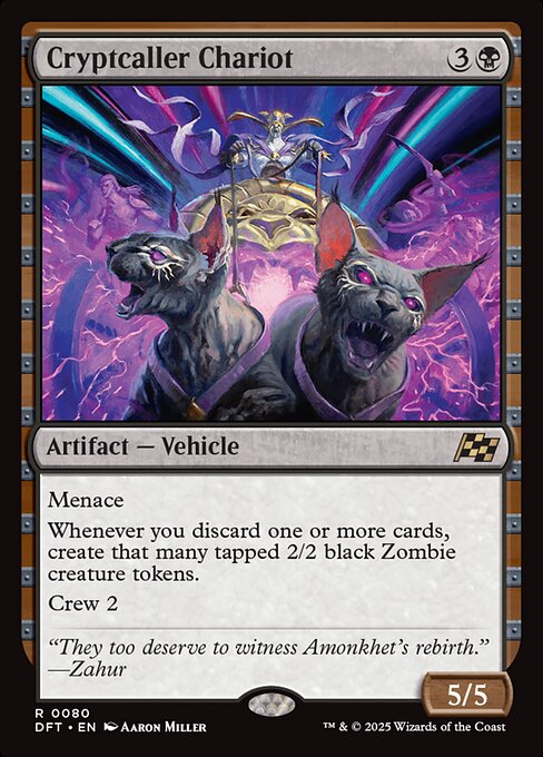Cryptcaller Chariot — Aetherdrift #80 — Non Foil — reference image 1